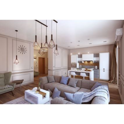 Maytoni T021-01-B -  Żyrandol na lince PAJĄK 1xE27/60W/230V