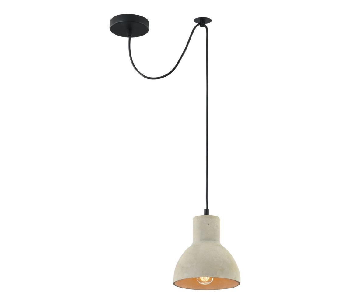 Maytoni T434-PL-01-GR - Żyrandol na lince BRONI 1xE27/60W/230V śr. 16 cm szary