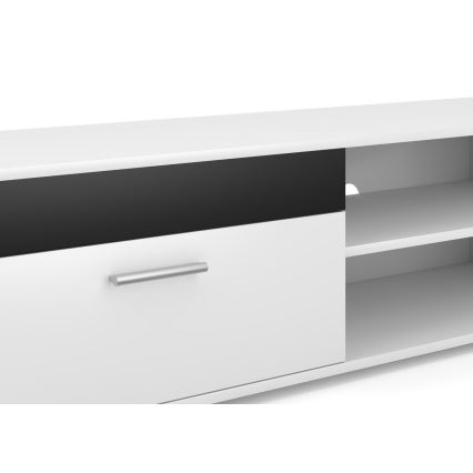 Meblościanka BRICK biała/czarna