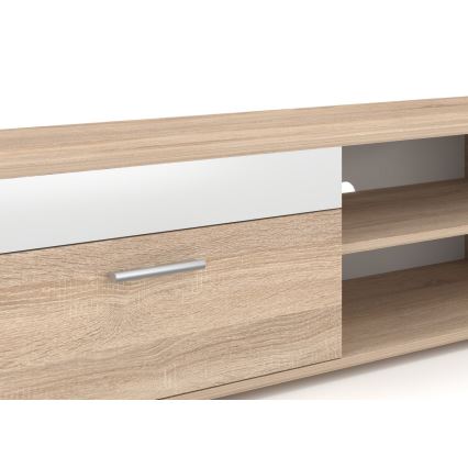 Meblościanka BRICK dąb sonoma/biały