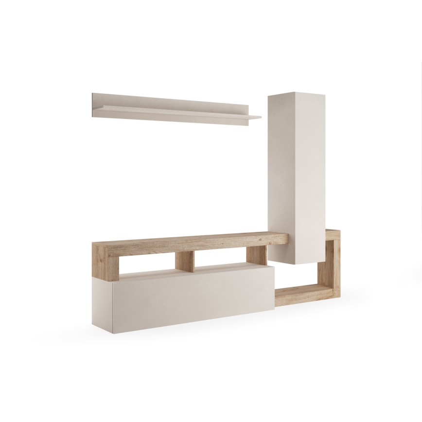 Meblościanka LENOR kaszmir/brąz