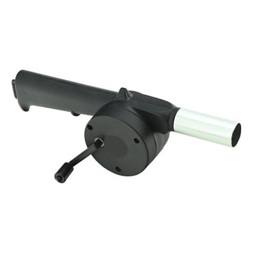Mechaniczny miech grilla czarny