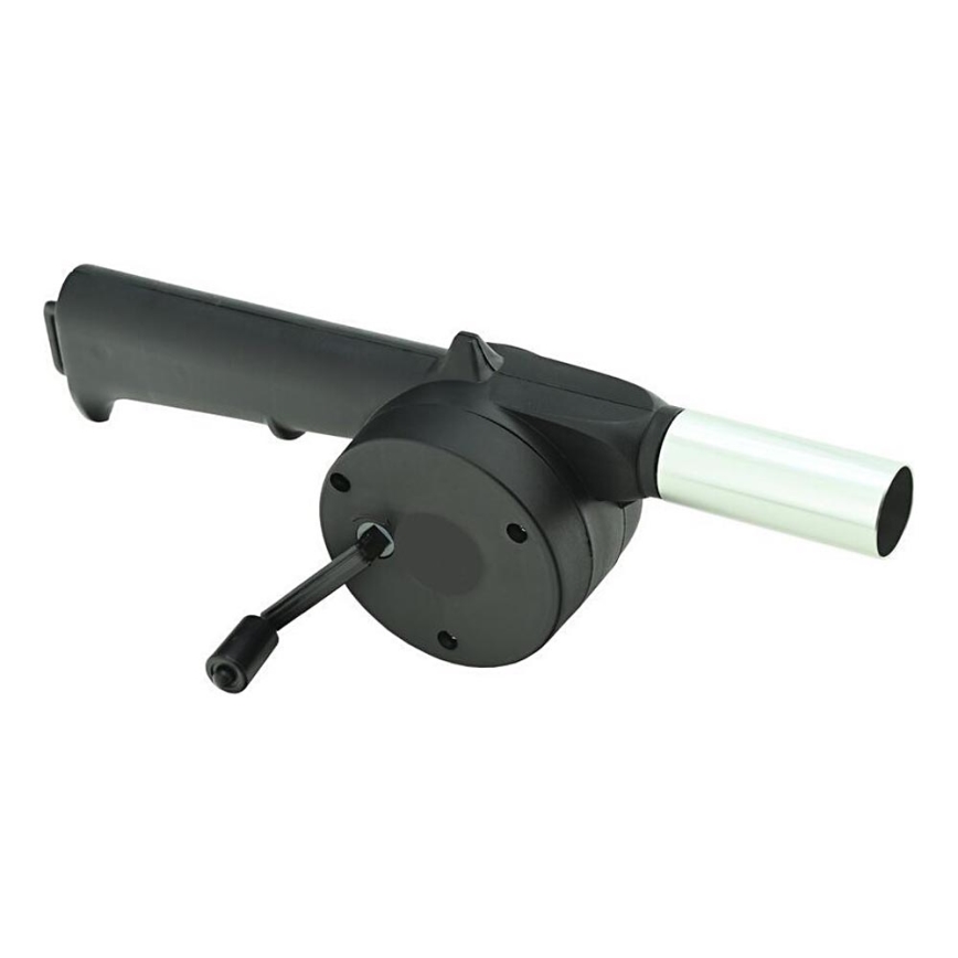 Mechaniczny miech grilla czarny