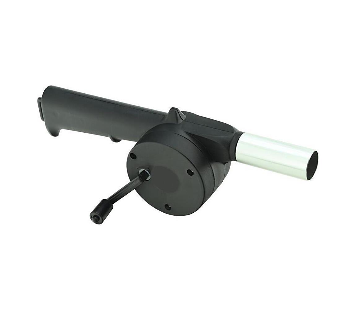Mechaniczny miech grilla czarny