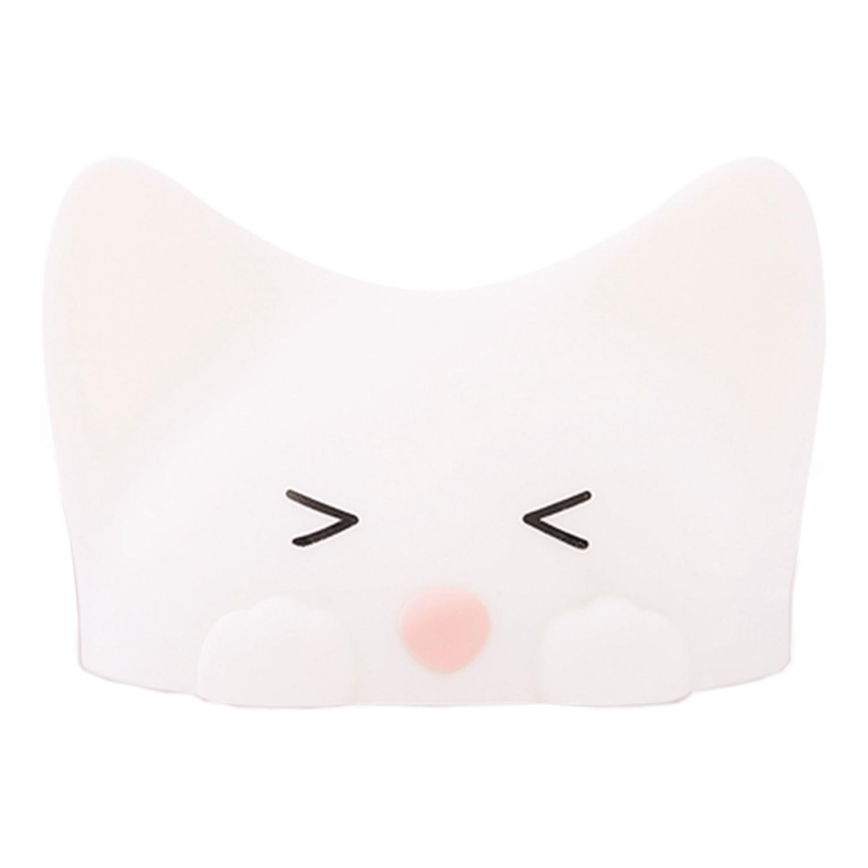 MegaLight - LED RGB Ściemnialna ładowalna dziecięca dotykowa lampa CATTY CAT LED/5V