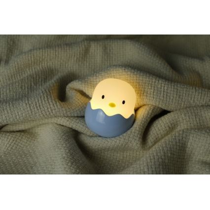 MegaLight - LED RGB Ściemnialna ładowalna dziecięca dotykowa lampa EGGY EGG LED/5V
