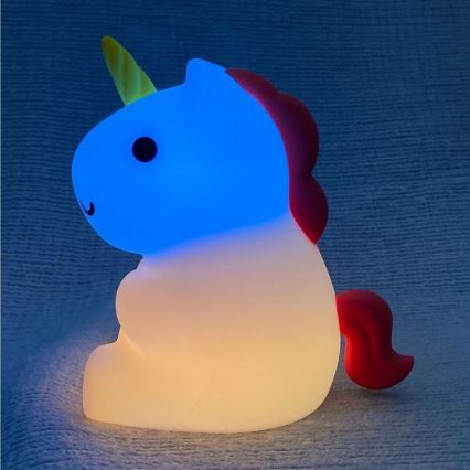 MegaLight - LED RGB Ściemnialna ładowalna dziecięca dotykowa lampa MAGGY MAGIC LED/5V
