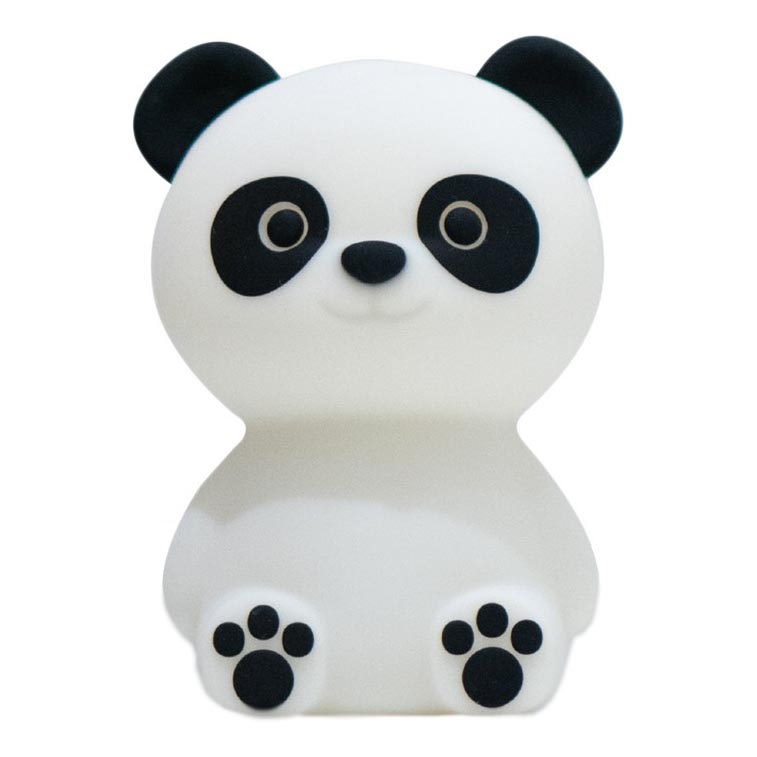 MegaLight - LED RGB Ściemnialna ładowalna dziecięca dotykowa lampa PADDY PANDA LED/5V
