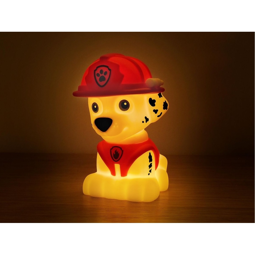 MegaLight - LED Ściemnialna ładowalna dziecięca lampa PAW PATROL MARSHALL LED/5V