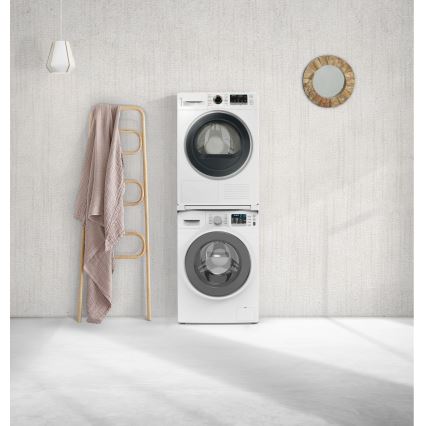 Meliconi 656113 - Nadstawka pod pralkę i suszarkę z wysuwaną szufladą 70 cm, biała