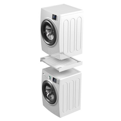 Meliconi 656113 - Nadstawka pod pralkę i suszarkę z wysuwaną szufladą 70 cm, biała