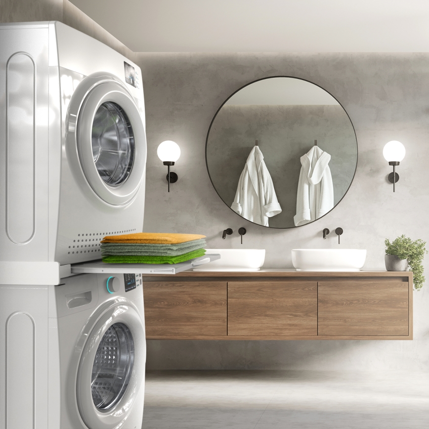 Meliconi 656114 - Moduł dystansowy do pralki i suszarki 70 cm biały