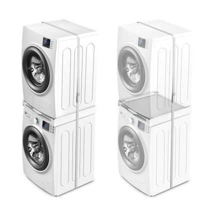 Meliconi 656114 - Moduł dystansowy do pralki i suszarki 70 cm biały