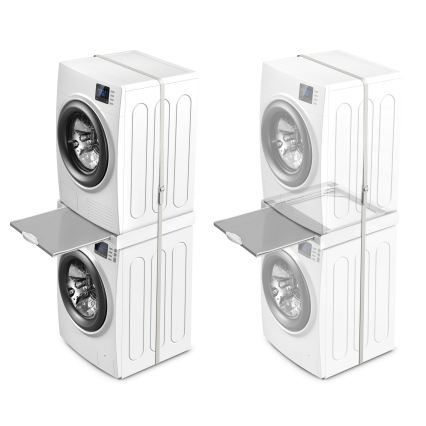 Meliconi 656114 - Moduł dystansowy do pralki i suszarki 70 cm biały