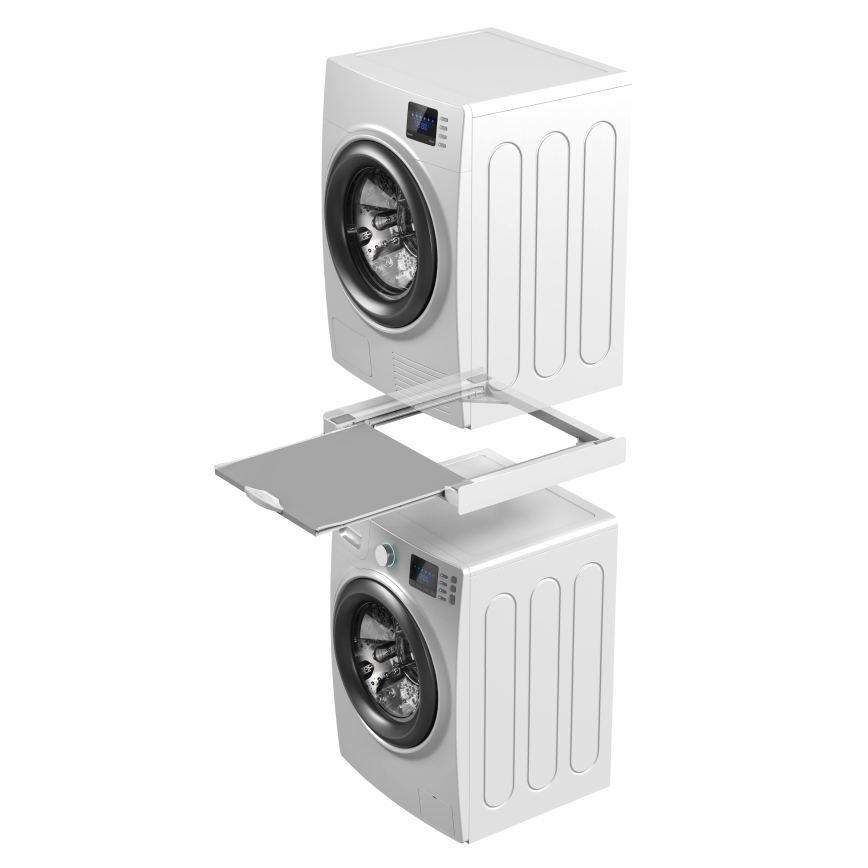 Meliconi 656114 - Moduł dystansowy do pralki i suszarki 70 cm biały