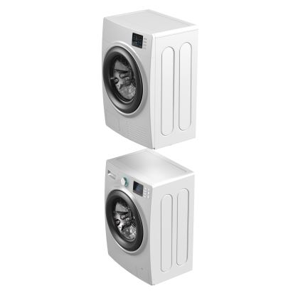 Meliconi 656116 - Adapter do ustawienia pralki i suszarki, 46 cm, biały