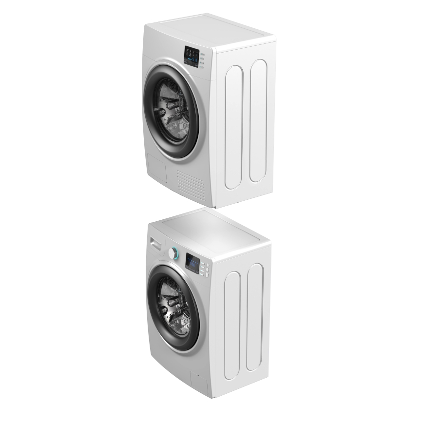 Meliconi 656116 - Adapter do ustawienia pralki i suszarki, 46 cm, biały