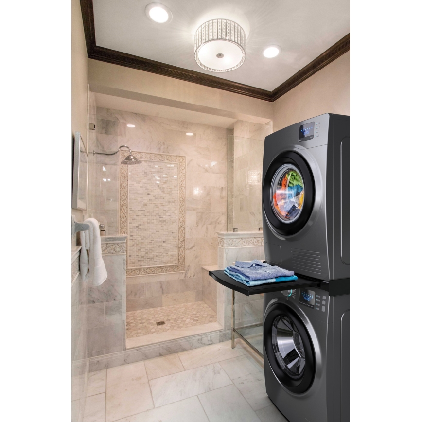 Meliconi 656136 - Adapter montażowy do pralki i suszarki 60 cm z wysuwaną szufladą, czarny