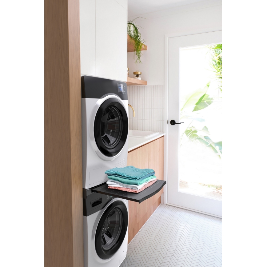 Meliconi 656136 - Adapter montażowy do pralki i suszarki 60 cm z wysuwaną szufladą, czarny