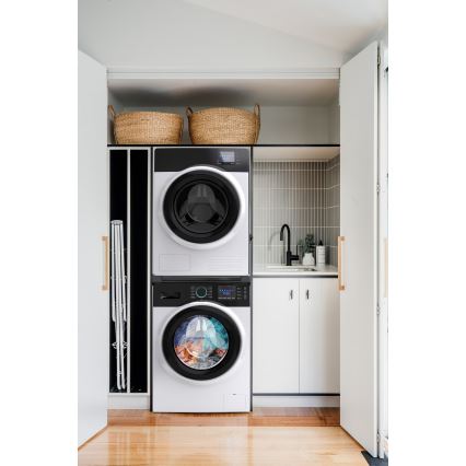 Meliconi 656136 - Adapter montażowy do pralki i suszarki 60 cm z wysuwaną szufladą, czarny