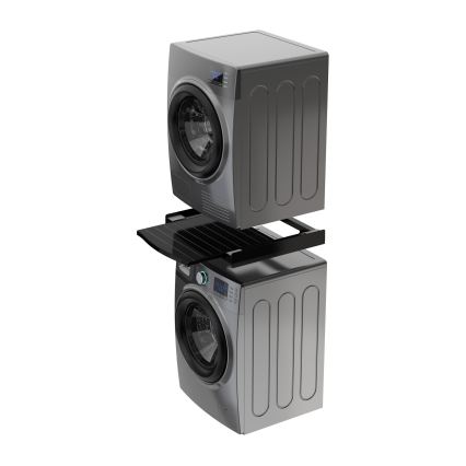 Meliconi 656136 - Adapter montażowy do pralki i suszarki 60 cm z wysuwaną szufladą, czarny