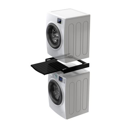 Meliconi 656136 - Adapter montażowy do pralki i suszarki 60 cm z wysuwaną szufladą, czarny