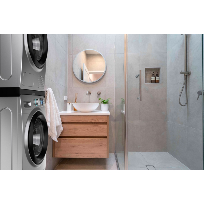 Meliconi 656138 - Adapter do pralki i suszarki 70 cm, czarny