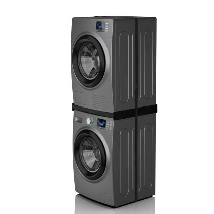 Meliconi 656138 - Adapter do pralki i suszarki 70 cm, czarny