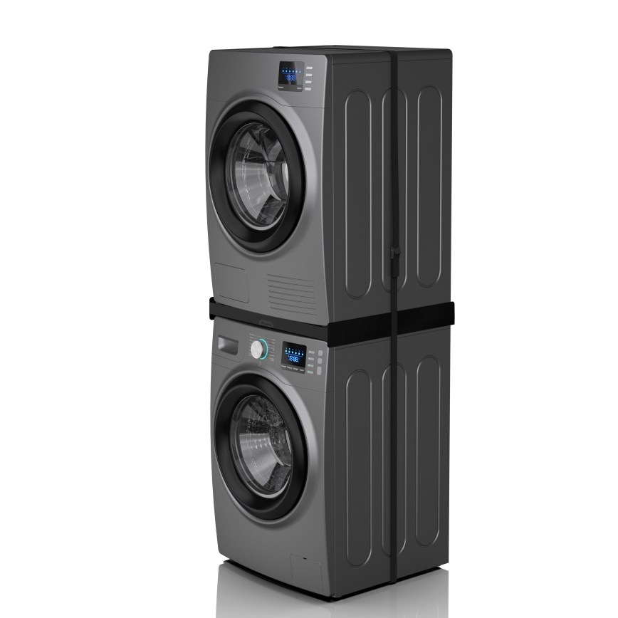 Meliconi 656138 - Adapter do pralki i suszarki 70 cm, czarny