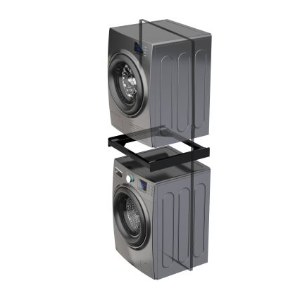 Meliconi 656138 - Adapter do pralki i suszarki 70 cm, czarny