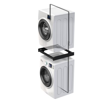 Meliconi 656138 - Adapter do pralki i suszarki 70 cm, czarny