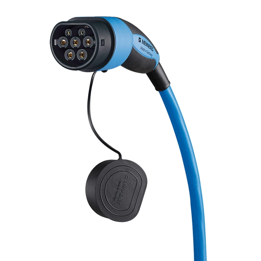 Mennekes - Kabel ładujący do samochodów elektrycznych typu 2 / type 1 7,5m 3,7kW 20A IP44