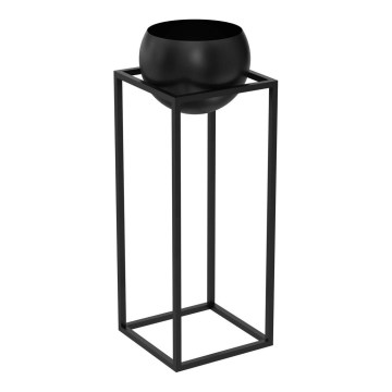Metalowa donica 81,3x29 cm czarna