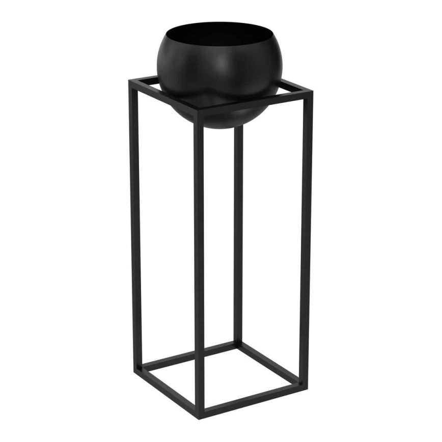 Metalowa donica 81,3x29 cm czarna