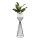 Metalowa doniczka LOFT 68x20 cm czarna/biała