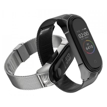 Metalowy pasek do Xiaomi Mi Band 5/6 czarny