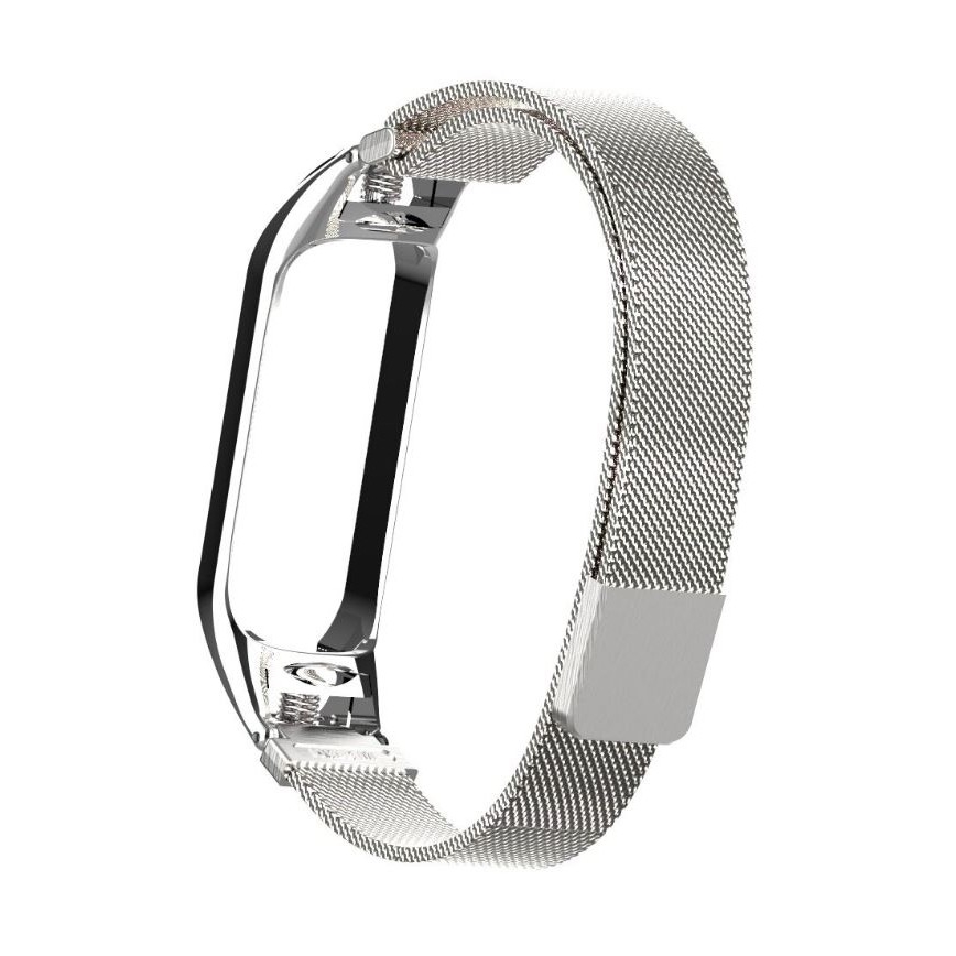 Metalowy pasek do Xiaomi Mi Band 5/6 srebrny