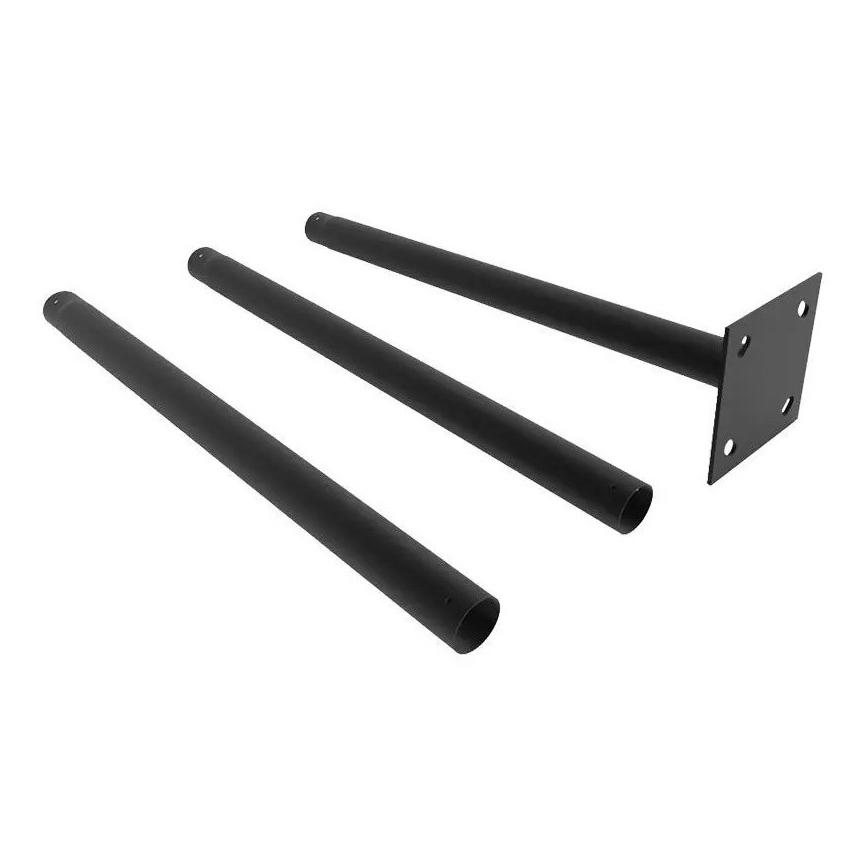 Metalowy pręt ze stojakiem do lampy solarnej 3 m