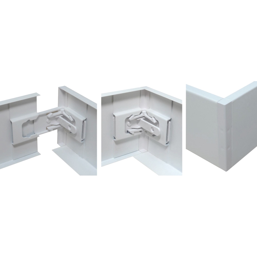 Metalowy stelaż do montażu paneli LED STELLA 60x60 cm biały