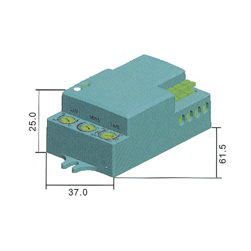 Mikrofalowy czujnik ruchu MW B 360° 1200W/230V biały