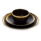 Misa ceramiczna KATI 11,5 cm czarna/złota
