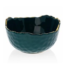 Miska ceramiczna TIGELLA 13 cm zielona/złota