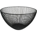 Miska na owoce KITCHISIMO, średnica 25 cm, czarna