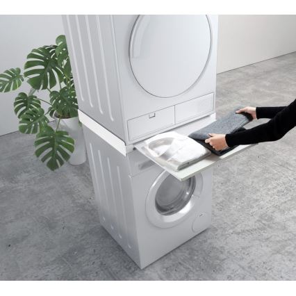 MK FLORIA MKF-23MZ601 - Łącznik do pralki i suszarki z wysuwaną półką 60 cm biały
