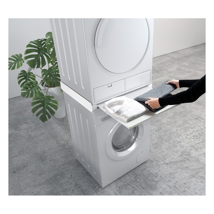 MK FLORIA MKF-23MZ601 - Łącznik do pralki i suszarki z wysuwaną półką 60 cm biały