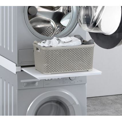 MK FLORIA MKF-23MZ601 - Łącznik do pralki i suszarki z wysuwaną półką 60 cm biały