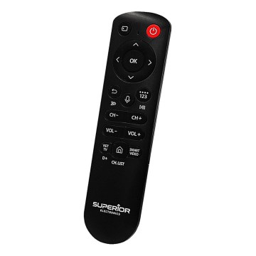 MK FLORIA Superior Samsung Voice - Zapasowy pilot do telewizora marki Samsung, zasilanie 2x AAA