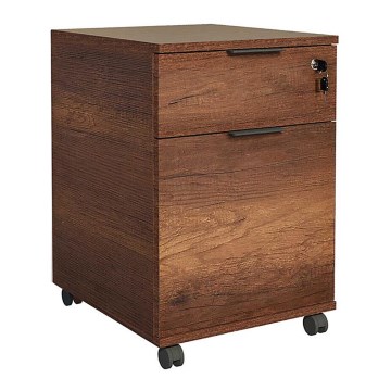 Mobilny kontener biurowy 61x41 cm brązowy