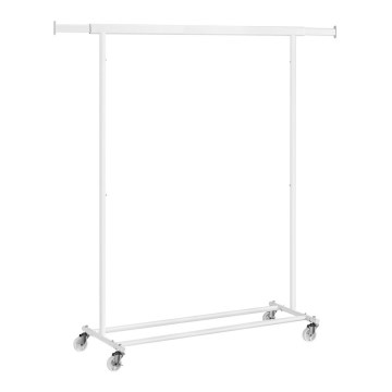 Mobilny stojak na ubrania LINEA biały