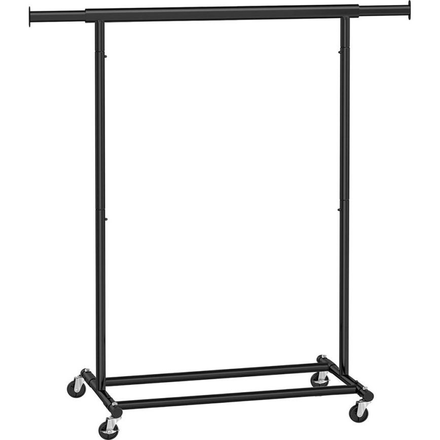 Mobilny wieszak stojący LINEA czarny